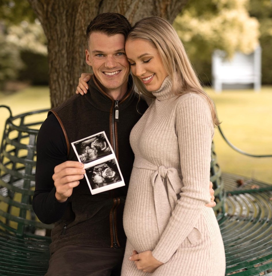 Robin and Ben excitedly announced a year after their wedding that they were expecting twins