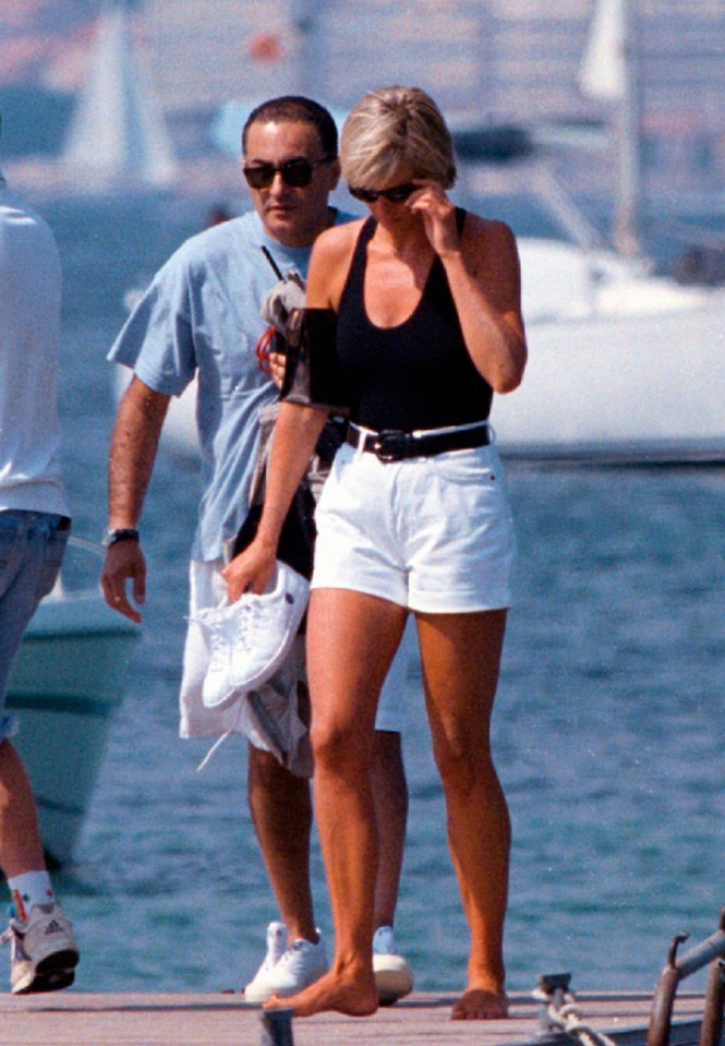 Diana and Dodi Al-Fayed died weeks later in a car crash in Paris