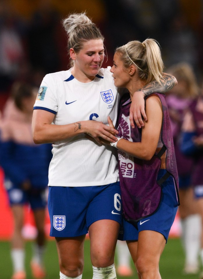 Millie Bright and Rachel Daly have been friends for years