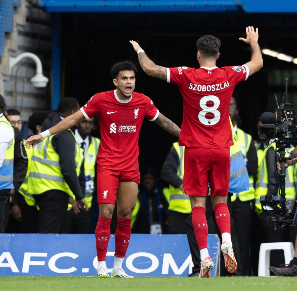 Luis Diaz had silenced Stamford Bridge by firing Liverpool ahead