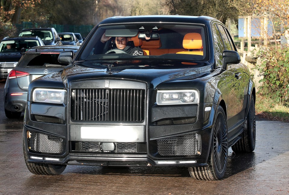 Marcus in his Black Badge Cullinan