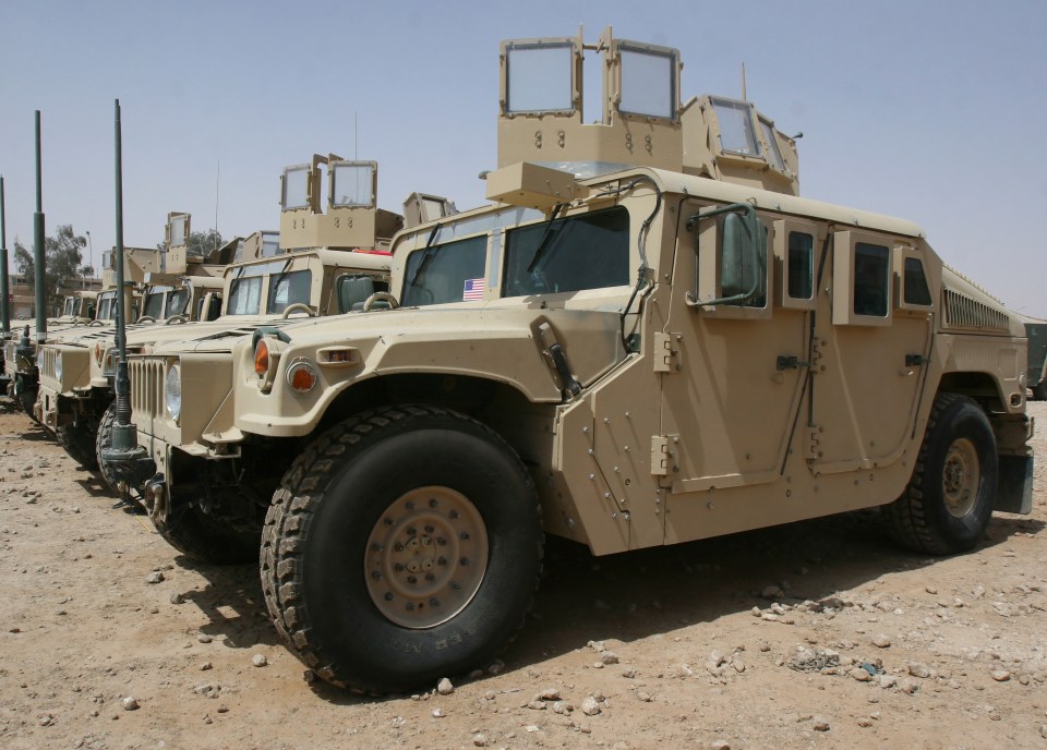 The US sent a number of Humvees to Ukraine to help the fight against Russia. Stock pic