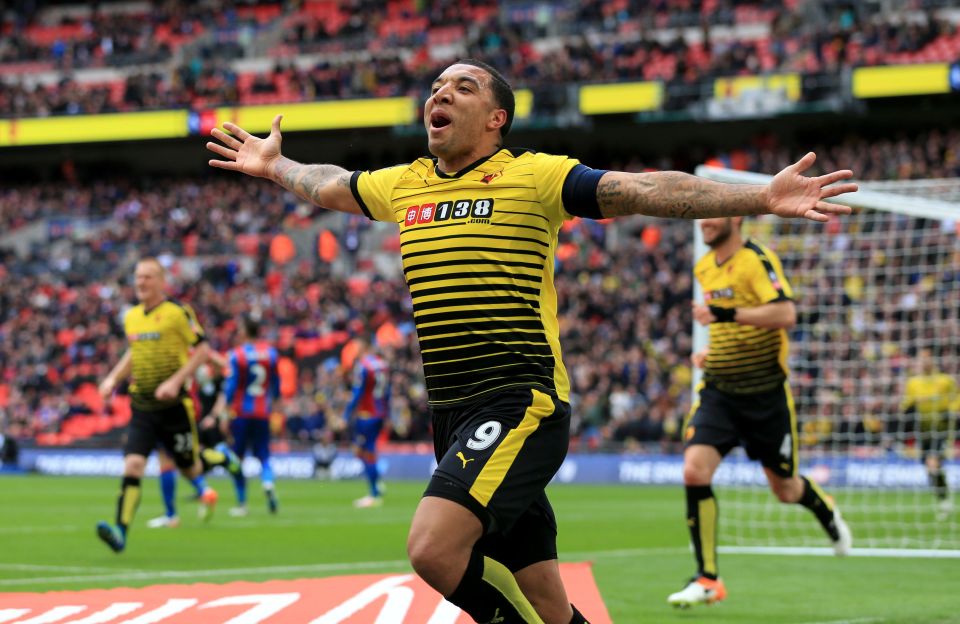 Deeney, 35, became a cult hero at Watford