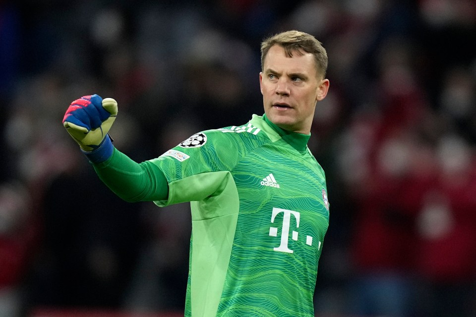 Manuel Neuer is still recovering from the brutal broken leg he suffered last year