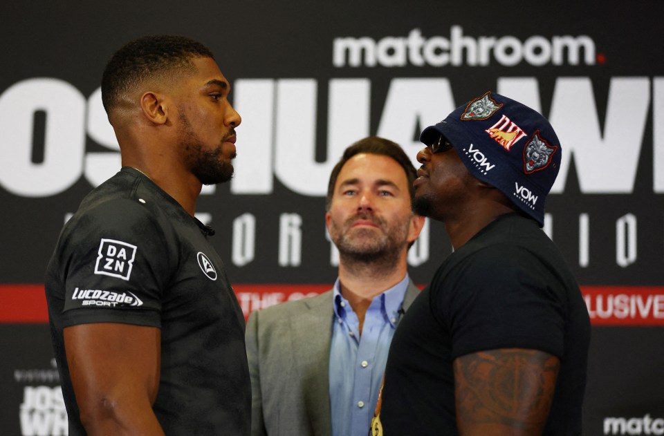 Anthony Joshua's rematch with Dillian Whyte was axed last weekend