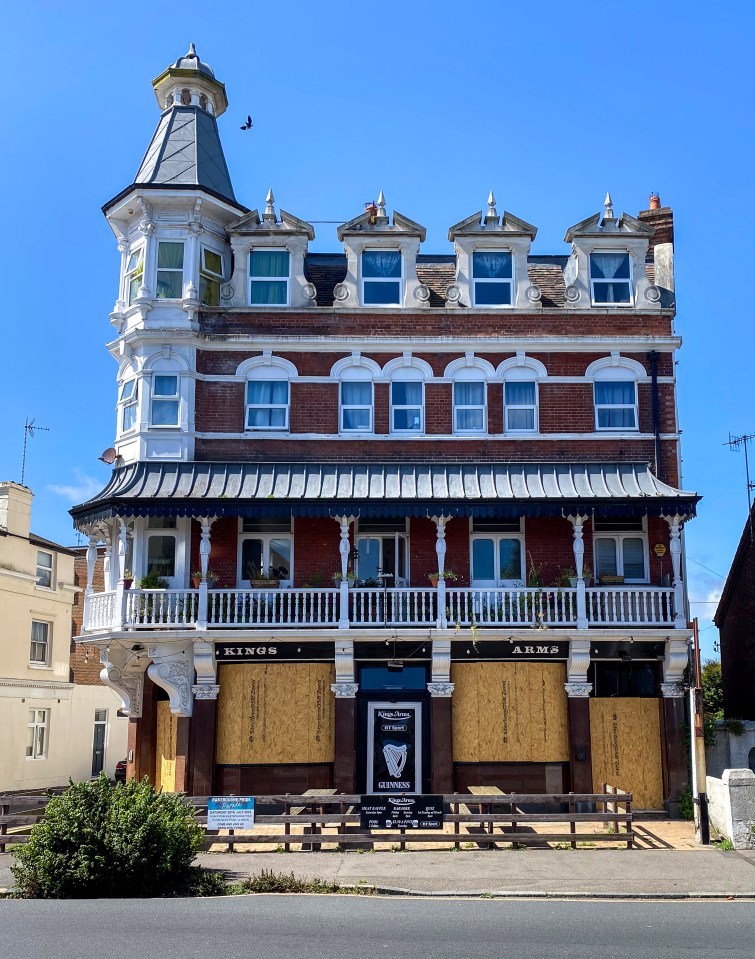 The town is blighted by boarded up hotels, pubs and shops