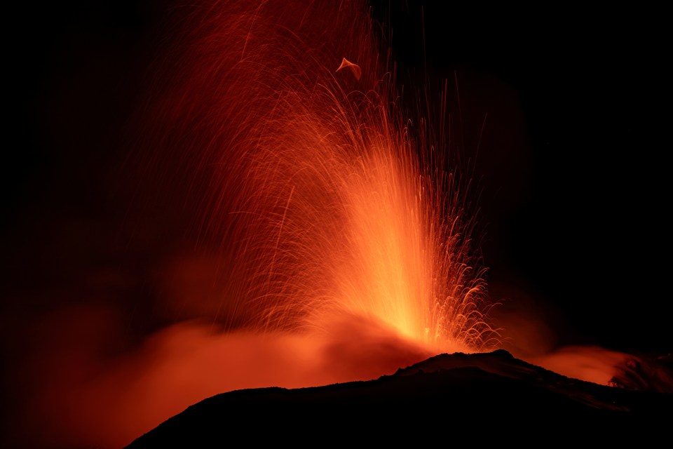 Mount Etna has erupted causing problems for flights to and from Sicily