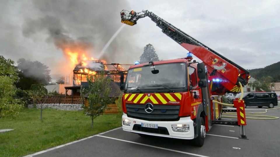 A number of people have died after a holiday home caught fire