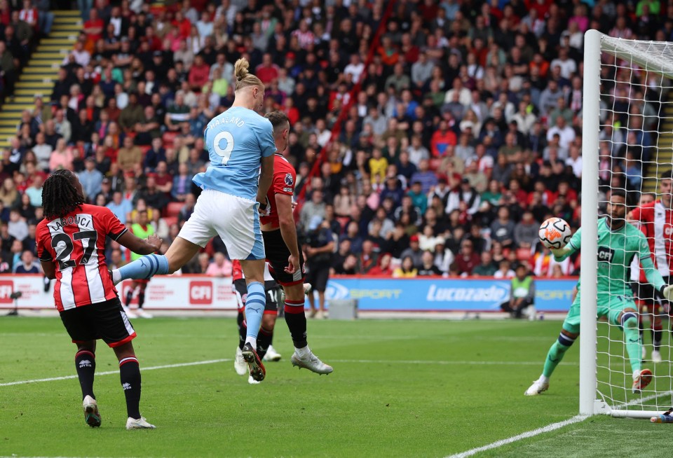 Earling Haaland netted the opener for City