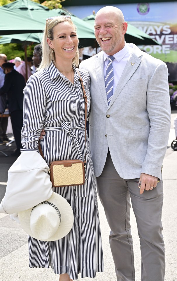 Mike Tindall and his wife Zara Tindall