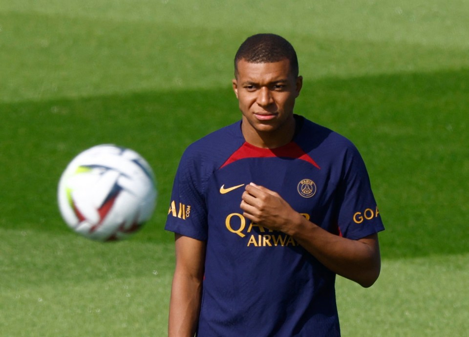 Kylian Mbappe has been restored to PSG training