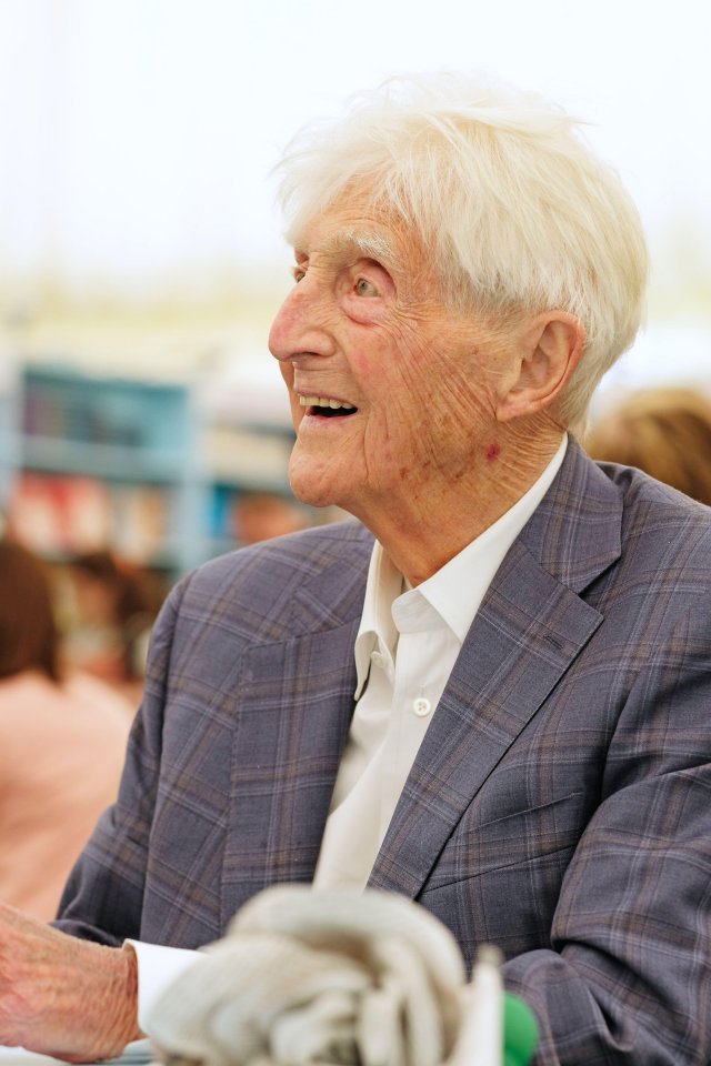 Sir Michael was recently seen at Dickie Bird's 90th birthday party in April