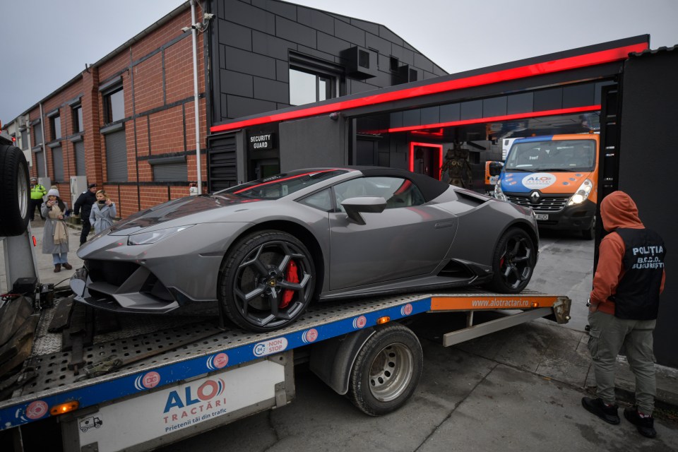 The brothers had their luxury vehicles seized by Romanian authorities