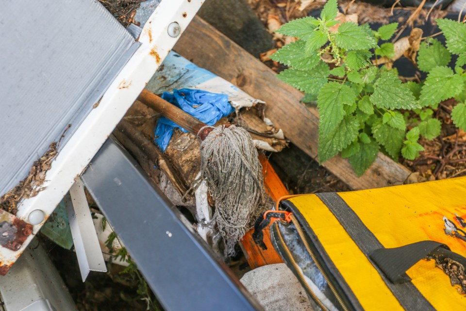 Parents have barred their children from playing outdoors amid the filth