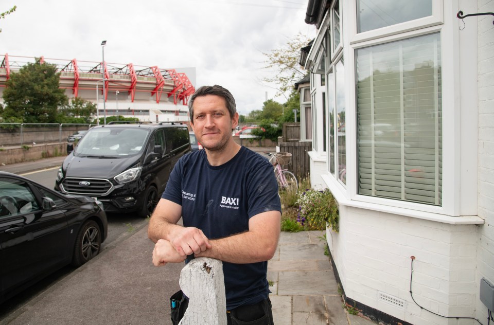 Chris Soar is a Nottingham Forest supporter and says living by the stadium is an 'added bonus'