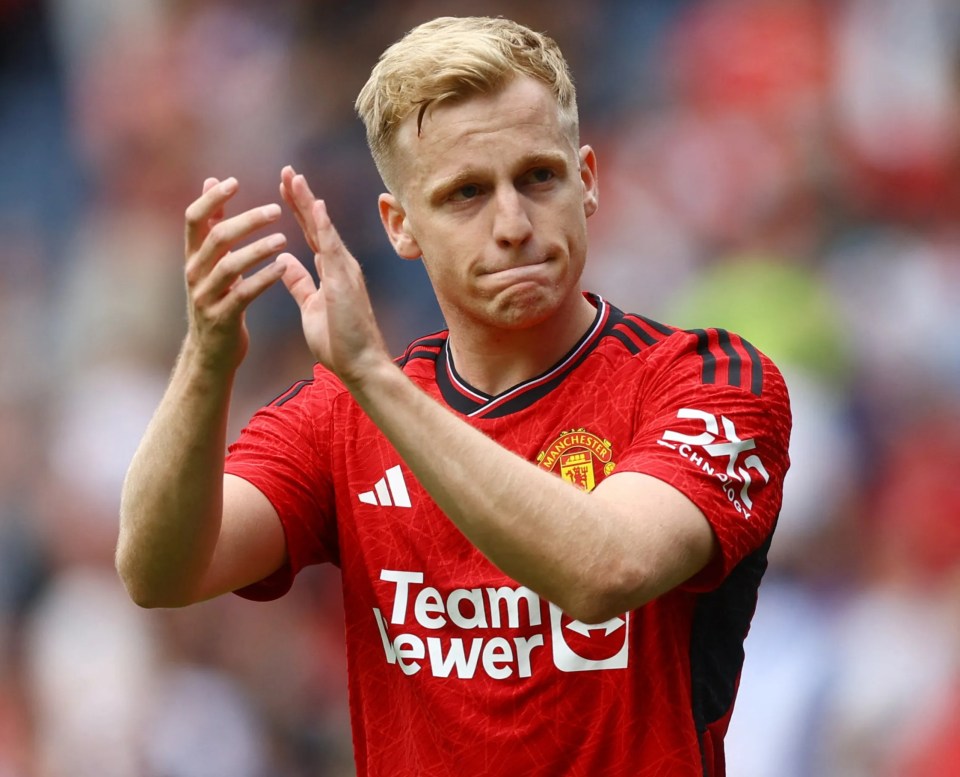 Donny van de Beek has struggled to make an impact in three years at Man Utd