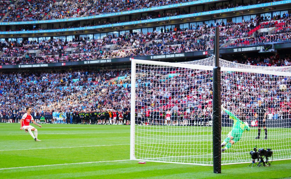 Fabio Vieira condemns Man City to shootout defeat in the Community Shield