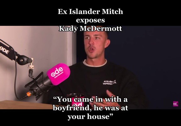 Mitch slammed Kady for calling him and Ella Barnes fake