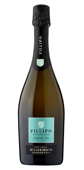 Fillipo Sansovino Brut Millesimato is dry and has DOC status