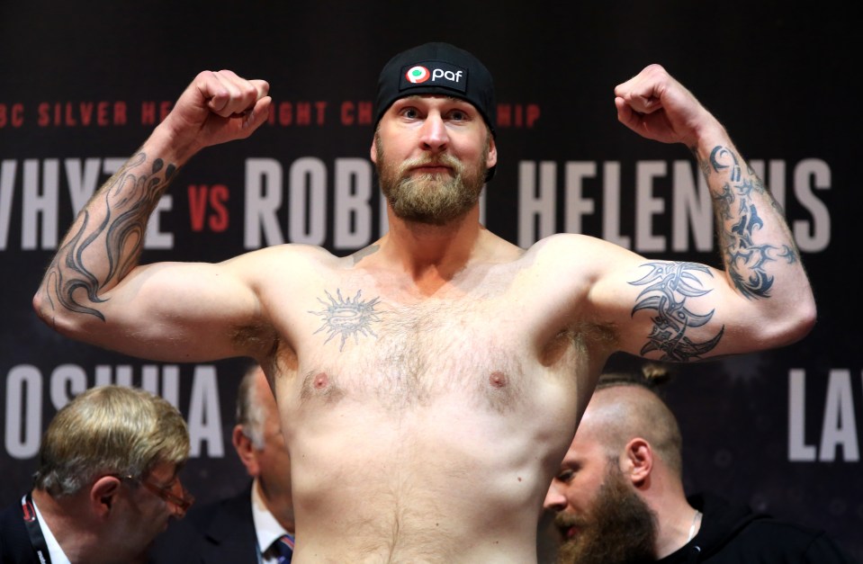 Robert Helenius has been drafted in to face Joshua on six day's notice