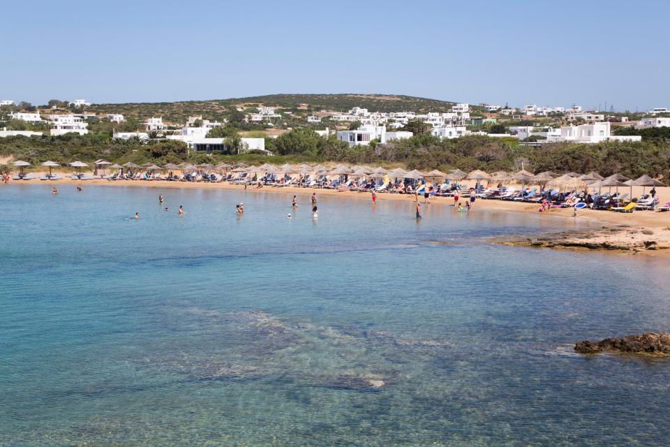 Santa Maria Beach is entirely free from loungers and parasols