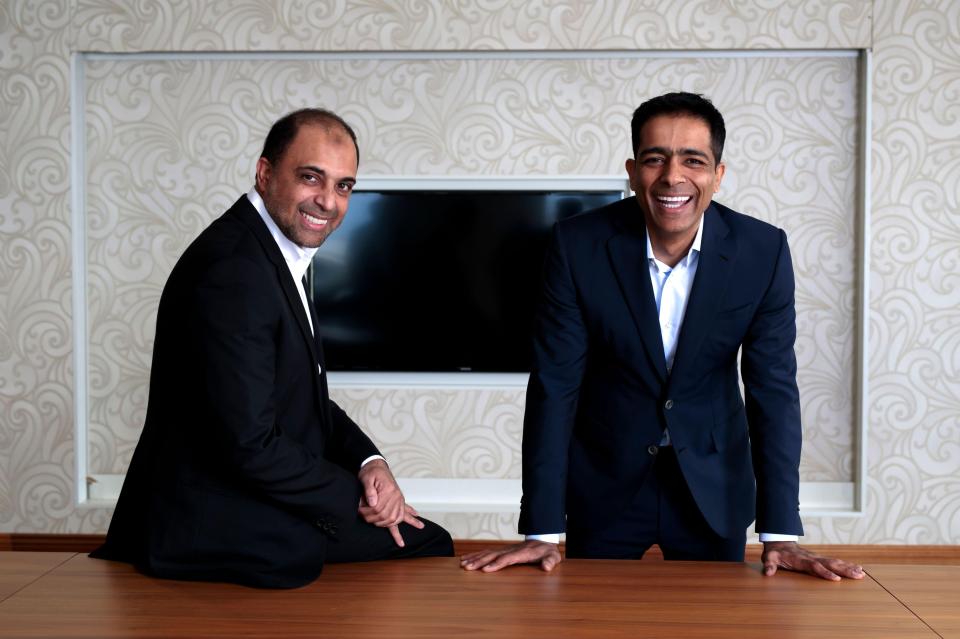 Zuber (L) and Mohsin (R) are now worth a joint £5.05 billion