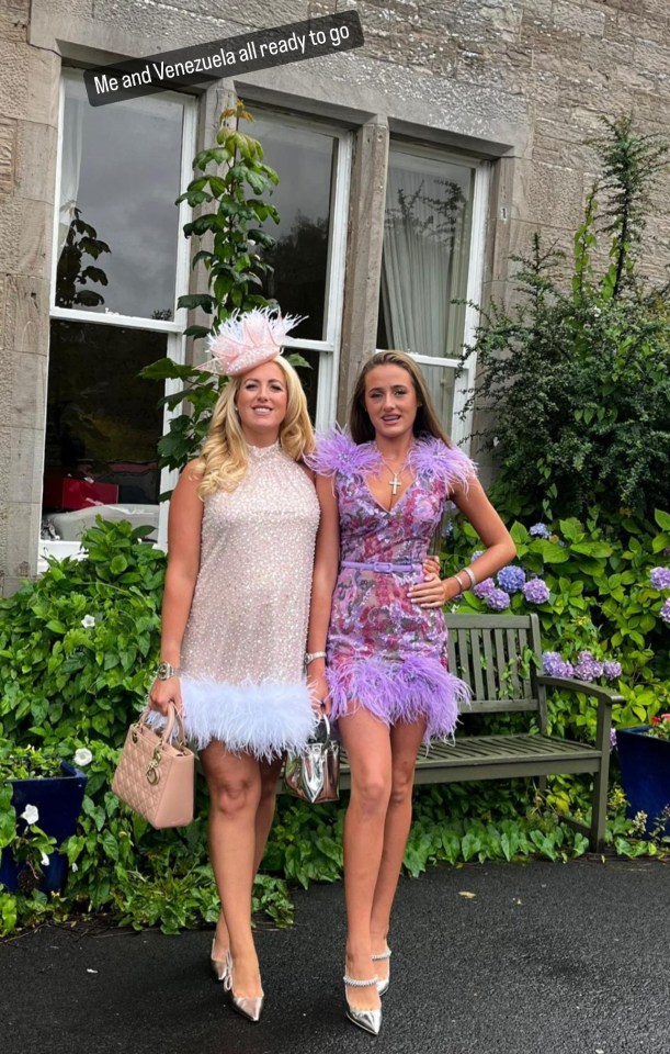 Paris Fury and daughter Venezuela looked super glam as they headed to a family wedding on Saturday