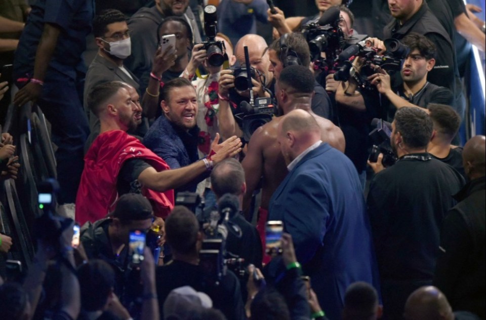 UFC superstar Conor McGregor is itching to see AJ fight Wilder and Tyson Fury