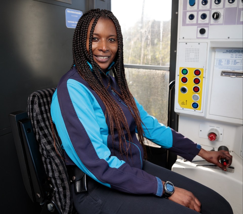 Train Drivers - Jane Fentaman and Lauren Stowers with 'My Mummy is a Train Driver' book.<br />
Pictured is Southeastern Train Driver Jane Fentaman.<br />
Dartford Railway Station, 5 Station Approach, Dartford DA1 1BP<br />
Picture: Andy Jones/Southeastern