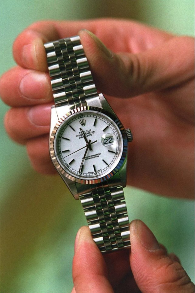 The same type of Rolex oyster watch worn by Platt when he died