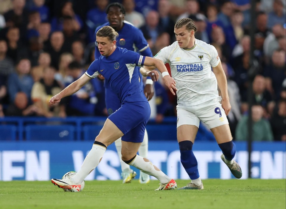 Conor Gallagher captained Chelsea