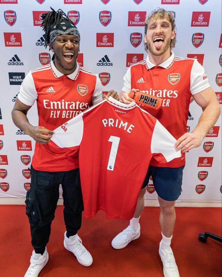 KSI is a boyhood Arsenal fan, so it is a dream come true for the YouTuber