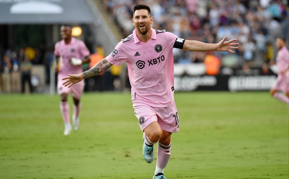 Lionel Messi has scored nine goals in six games since joining Inter Miami