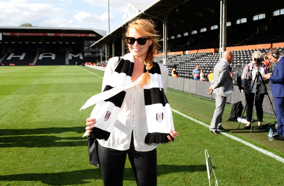 Barbie actress Margot Robbie is a big Fulham fan