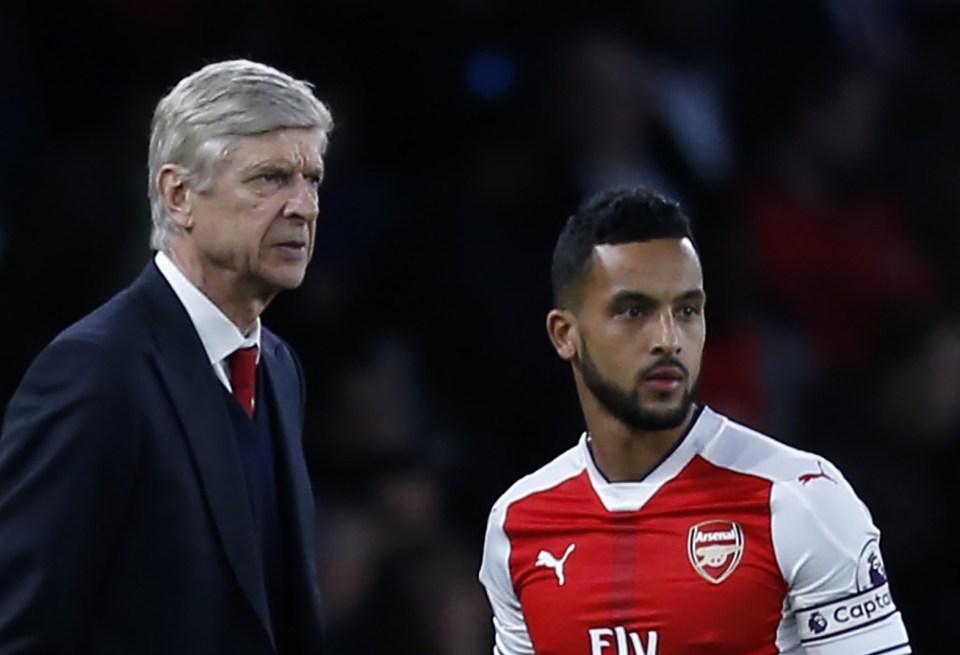 Walcott thanked Arsene Wenger for the belief and support he showed him