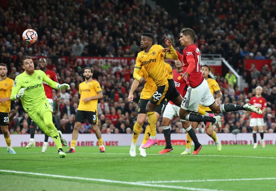 Raphael Varane headed Man United to victory over Wolves