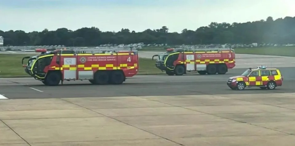 Gatwick airport closed a runway for urgent repairs this afternoon, forcing flights to divert