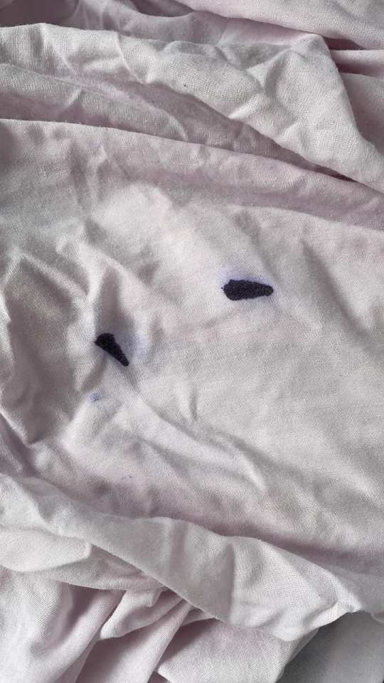 A cleaning fan has asked for some advice on removing biro stains from sheets