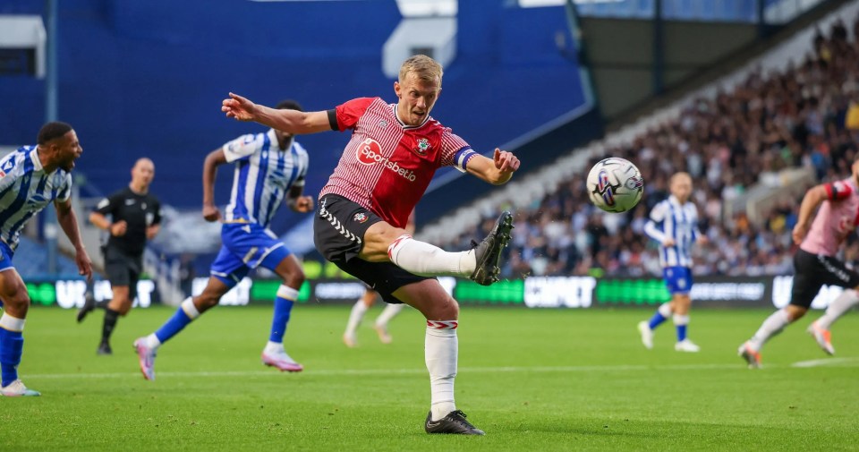 Saints' fans were delighted to see their England midfielder James Ward-Prowse play, especially when he set up a dramatic winner