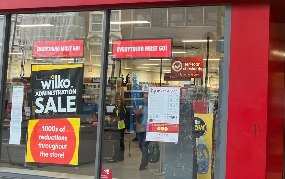 Wilko shoppers have been rushing to the chain's 'everything must go' sale