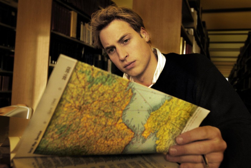 Prince William studied geography at University