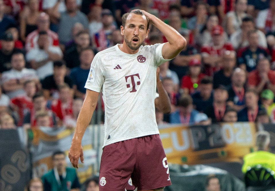 Kane, 30, made his Bayern Munich debut last night