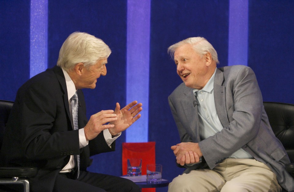 David Attenborough said being interviewed by Parky was like ‘meeting a friend’