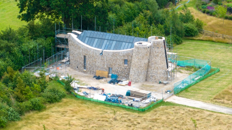 Ed Sheeran’s private chapel with its own burial chamber is finally finished at his Norfolk home - as this exclusive photo shows