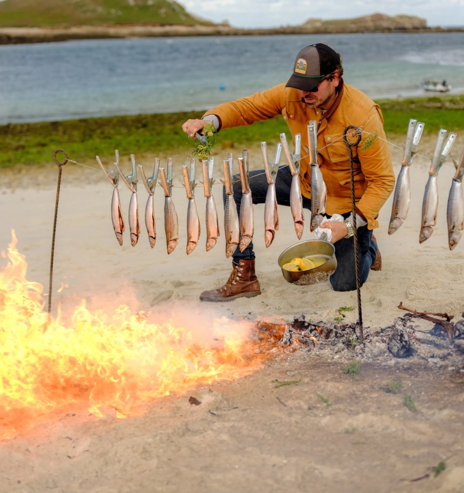 Smoking fish in the Scillies