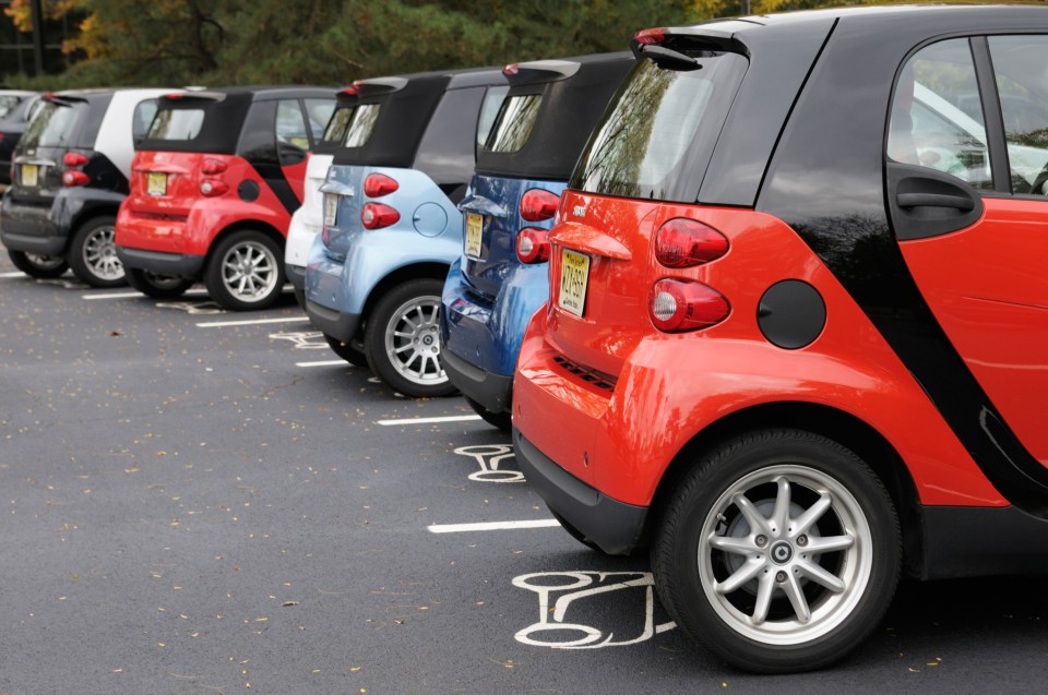 In theory, you can stand in a parking space till your ride comes along and fills the gap