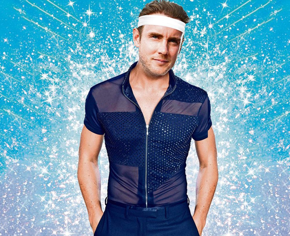 Our mock-up of how Stuart Broad could look on Strictly