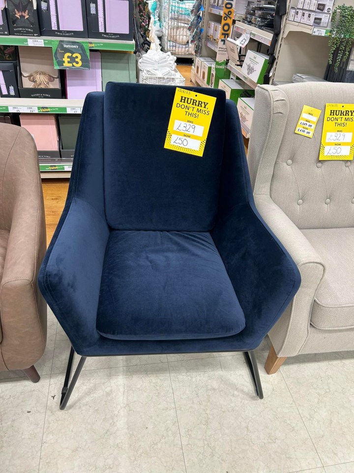 One Dunelm shoppers spotted a chair selling for just £50