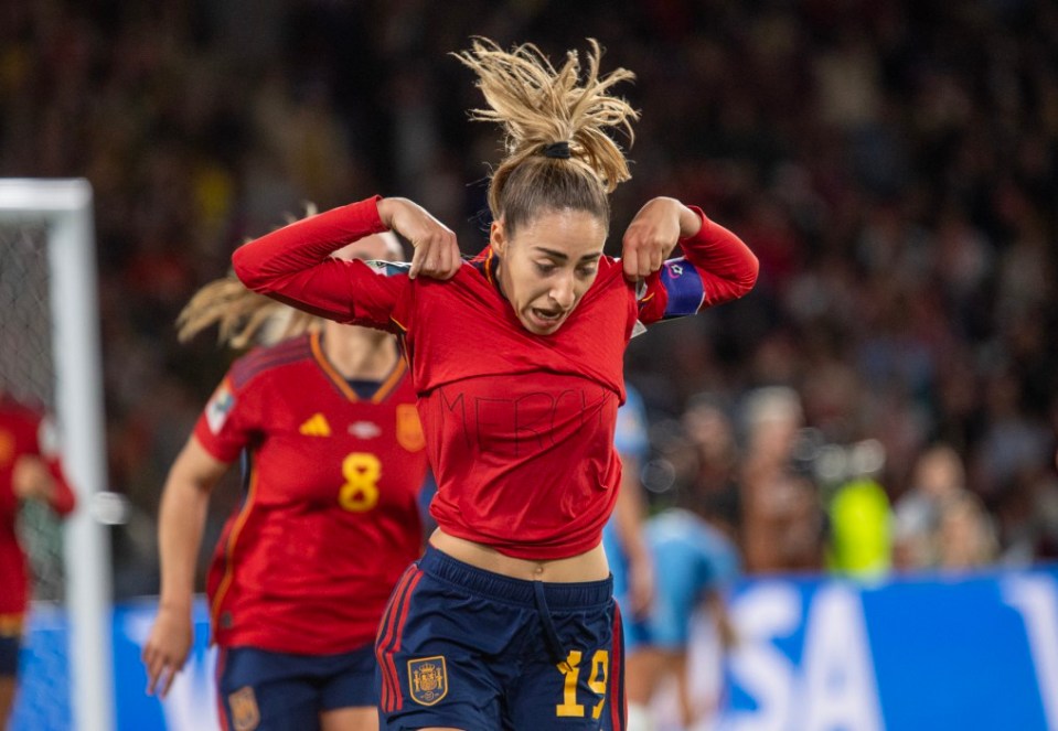 Olga Carmona's celebration left fans baffled