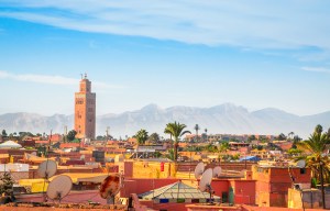 Marrakech enjoys warm weather in October